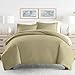 ienjoy Home Hotel Collection Soft Brushed Microfiber Duvet Cover Set, Queen, Sage