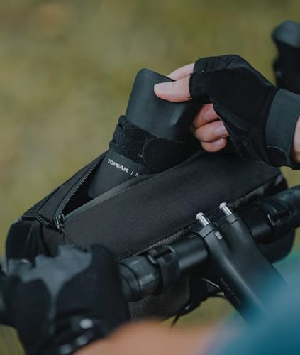 Topeak Lenkrattasche Tubular BarBag in der Farbe Black mit einem Volumen von 3,8L, 15002020
