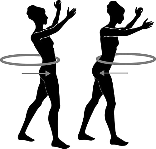 Hula-Hoop-Reifen Schildkröt 100 cm in SkyBlue-Anthrazit