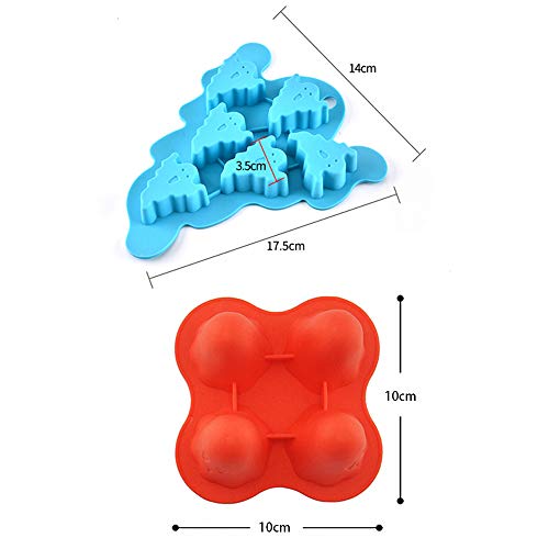 Set de 3 Moldes de Hielo Fantasma de Silicona miniatura 2