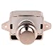 Produktbild Demiawaking Push Lock Taste Fangen Schloss Schrank Türgriff Caravan Wohnmobil RV Schublade Push Latch (Chrome)