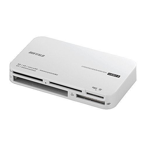 Amazon | iBUFFALO USB3.0対応 カードリーダー/ライターホワイト