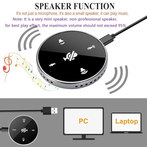 Microphone de conférence USB omnidirectionnel pour éliminer les échos PC - 6