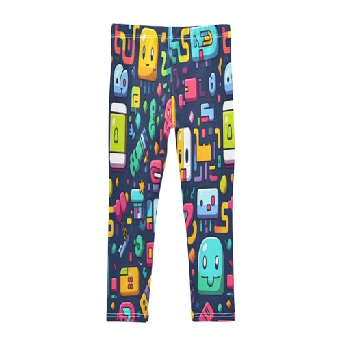 Toddler Girls Leggings Printed Yoga Pants Leggings Illustration One for Kids2