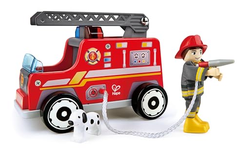 Hape Set Vigile Del Fuoco Con Camion E Cagnolino - Gioco Di Ruolo Educativo - 6