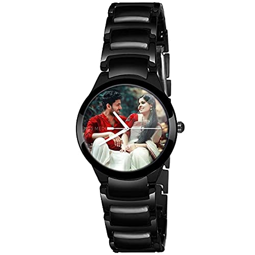 Genaric NITYAMA Women Watchwith Customized Photo Print Dial Silver Black Dia lWatch Gift for Birthday or Anniversary (B097DBW6RV) Amazon Price History, Amazon Price Tracker