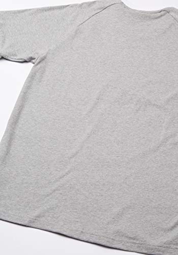 adidas 3-stripes Tee, Camiseta Hombre, Medium Grey Heather, M