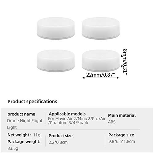 Jiheousty Lampada LED Universale Drone Night