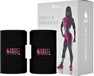Sports Research Sweet Sweat Arm Trimmers for Men & Women | Increases Heat