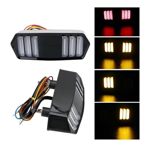 Feu stop clignotant pour moto résolvant les problèmes de visibilité arrière 12V