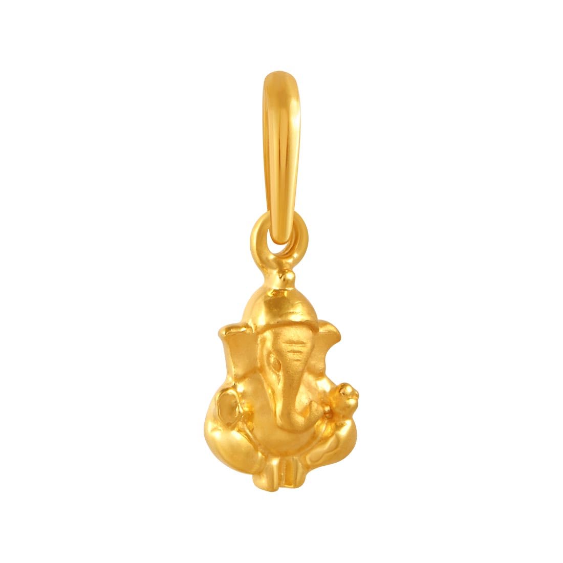 p.c. chandra jewellers 22kt (916) Yellow Gold With A Beautiful Lord Ganesha Motif Pendant (without Chain) For Women And Girls - 1.18 Grams-picture-18