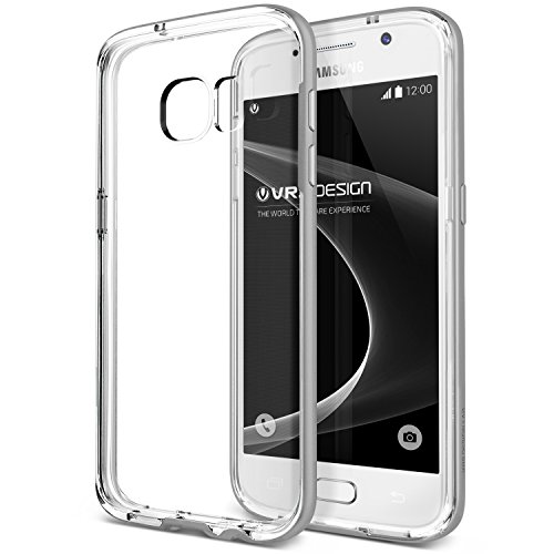 Galaxy S7 Case, VRS Design [Crystal Bumper][Satin Silver] - [Clear Cover][Military Grade Protection] For Samsung S7