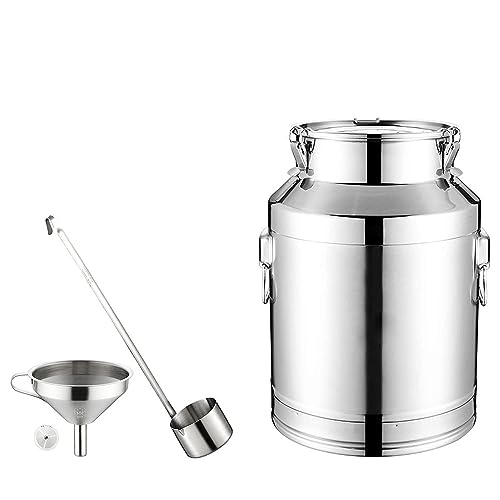 Seau à vin et conteneur de stockage de céréales en acier inox hermétique