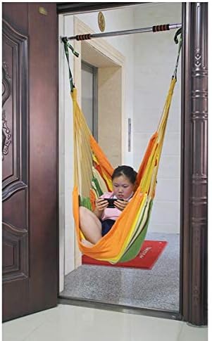 Easy to Carry Hammock Chair Swing Seat240 kg Capacity, Hanging Porch for Home Bedroom Patio Deck Yard Garden