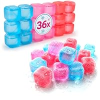 Com-four, cubetti di ghiaccio riutilizzabili colorati