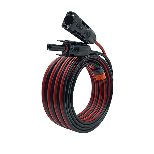 YIMIKEDAYA Solar auf XT60i Kabel 12AWG 4mm² XT60I-F Adapter Solarkabel Verlängerung Kompatibel mit Ecoflow Delta River Powerstation 5M