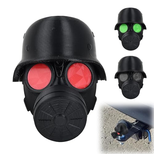 QINGZY Copertura per Gancio di Traino, Tappo Gancio Traino Gomma, Gomma Copertura della Sfera di Rimorchio, Polvere e Impermeabile Copertura della Sfera del Rimorchio per Caravan (Rosso)