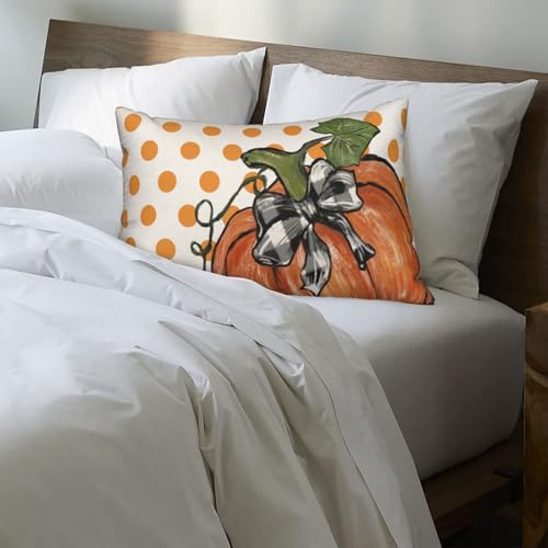 Gohdiwh Pumpkin Maple Leaves and Stripes - Image 7