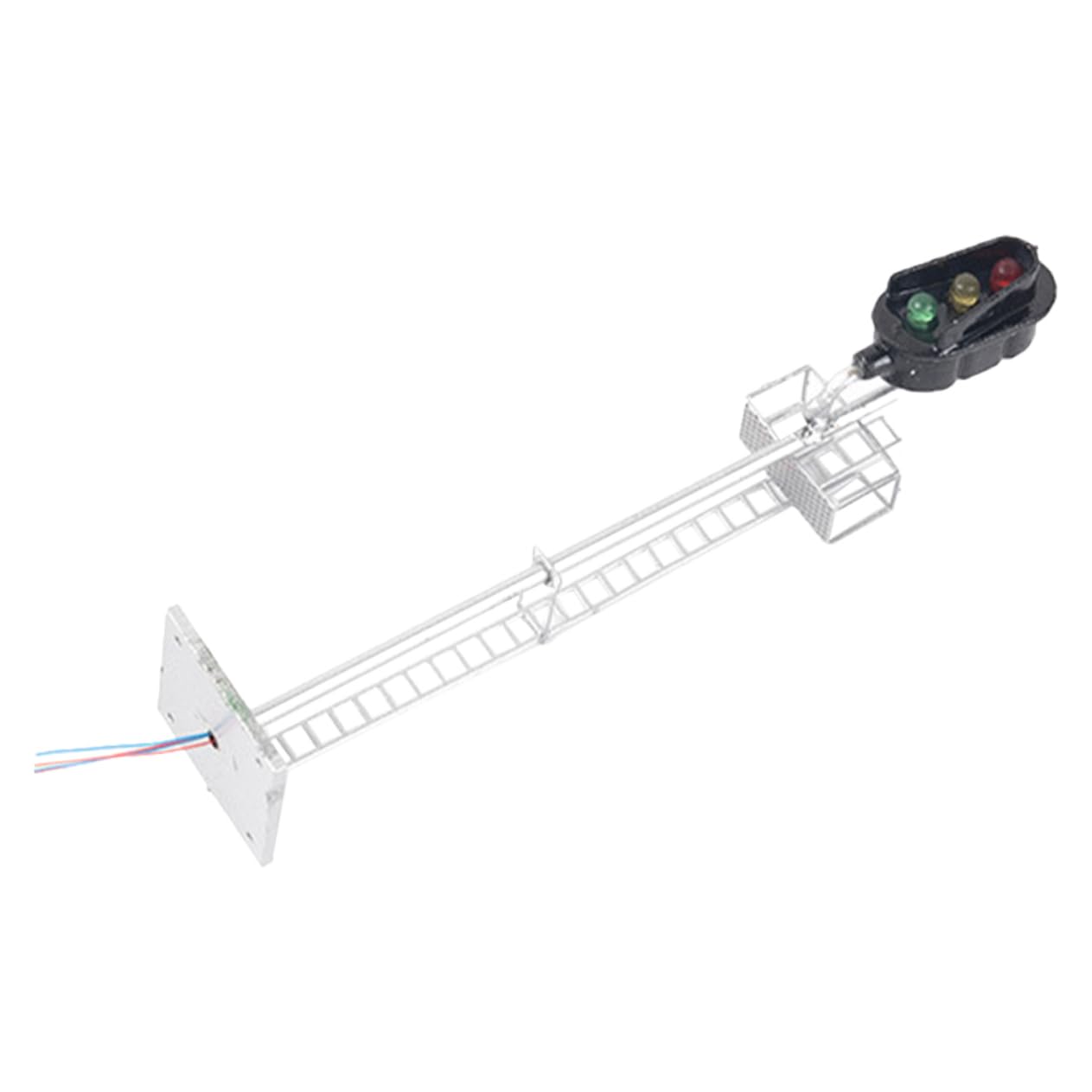 Yardwe 5pezzi Miniatura Semaforo Ferroviario Per Modelli Architettonici Decorazione Paesaggistica Per Tavoli Di Facile Da Usare e Resistente Stabile Accessorio Per Attività