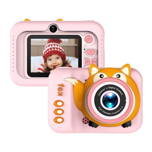 Namolit Câmera Digital Infantil 720P, Câmera infantil de 20MP 2,0 polegadas Câmera infantil selfie para meninos e meninas 4X Zoom digital, presente para crianças de 3 a 12 anos de idade