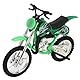 Itonash Legierungsmotorradmodell Spielzeug, Realistisches Dascast -Motorradspielzeug für Kinder Kinder Weihnachten, mit Spielzeugleistung und Lernen (Grün)