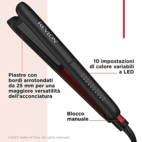 Revlon SmoothStay 25mm Piastra per capelli con