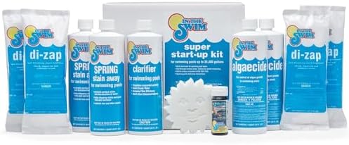In The Swim Pool Super Opening Chemical Start Up Kit – Above Ground and In-Ground Swimming Pools – Up to 35,000 Gallons