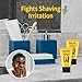 GOSATYUM Shaving Cream Aftershave Men Healing Balm Post-Shave Repair Cream Instantly Calms and Soothes Damaged Skin, Treating Lumps, Redness, Razor Burns& Other Shaving Irritations (pack of 1)