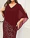 Burgundy Plus Size Dress Wine Red Maroon Prom Bridesmaid Holiday Formal Evening Christmas New Year Mother Long Gown 2025
