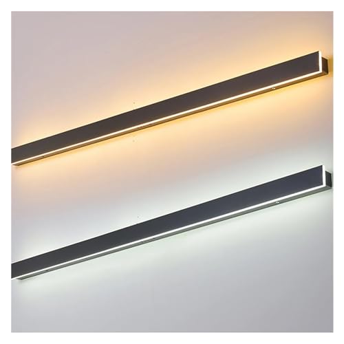 Applique murale design de luxe étanche avec bande LED intégrée pour décoration de villa