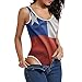 LORDWEY Chile Flag - Mono sin mangas para mujer, multicolor, L