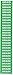 Brady 91926 Semiconductor & Chemical Pipe Markers, B-946, 1/2" Height X 2 1/4"W, White On Green Pressure Sensitive Vinyl, Legend "Drain"