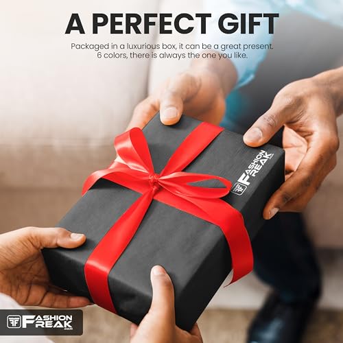 Image of FASHION FREAK Smart Wallet for Men - Slim Pop-Up Card Holder with Quick Access - Original Leather Card Wallet for Men