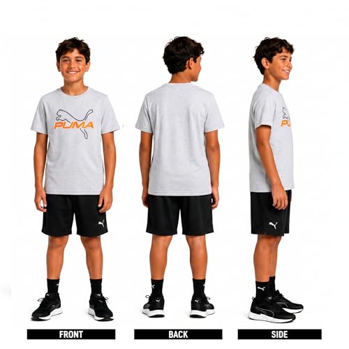 Image of PUMA Boys T-Shirts Athletic Crewneck Short Sleeve Tees (Sizes S-XL)