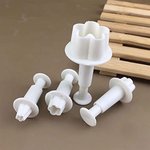 Set 4 Cortadores de Fondant en Forma de Pétalos de Flor miniatura 6