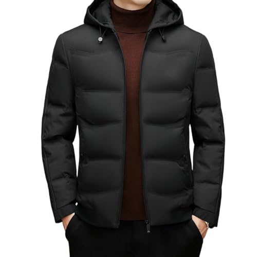 Doudoune homme contre le froid veste légère décontractée hiver sans volume