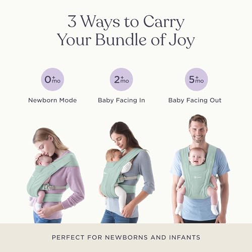 Image of Ergobaby Embrace Newborn Baby Carrier for Infants 0-12 Months