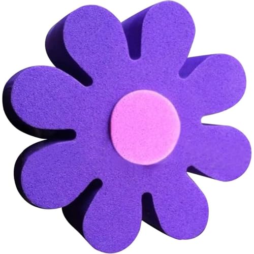 Purple Daisy Car Antenna Topper, Auto Mirror Dangler, Toppers Aerial Ball, Antenna Topper Cute Dashboard Accessories for Antenna Toppers