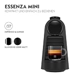 De'Longhi Nespresso Essenza Mini EN85.BKMT, Automatic Coffee Machine, Capsule Machine for Single Cup, Welcome Set Included, Compact Design, Pressure 19 Bars, 1150W, Matte Black - 3