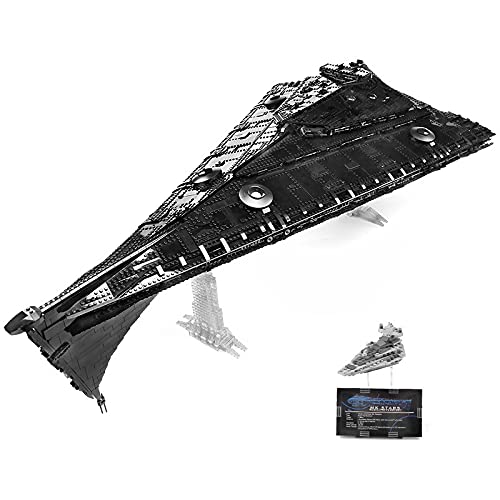KEAYO Technik Sternenzerstörer Modell, Mould King 21004, 10368 Teile Groß UCS Super Star Destroyer MOC Klemmbausteine Bauset Kompatibel mit Lego – Bild 5