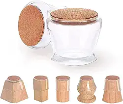 Capinha Invisível Redonda para Pés de Mesa e Cadeira Transparente - Capa Móveis Silenciosa -colisão Uso Diário em Casa