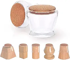 Capinha Invisível Redonda para Pés de Móveis - Capa Mesa e Cadeira Silenciosa -Colisão Ferramenta Uso Doméstico
