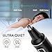 XOOMRSCP Nose Hair Trimmers for Men，Rechargeable Hair Trimmer 2 in 1 Painless Multifunctional Ear and Nose Hair Trimmer with IPX7 Waterproof Dual Edge Blades (Black Silver)