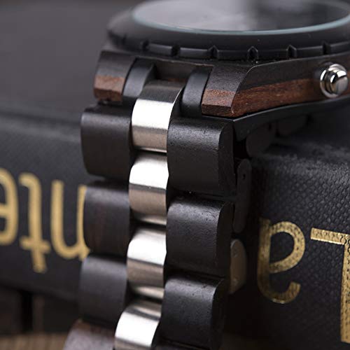 BOBO-BIRD-Mens-Luxury-Stylish-Wooden-Watches-Date-Chronograph-Military-Quartz-Timepieces