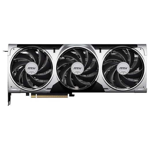 MSI Gaming RTX 5070 12G Ventus 3X OC Graphics Card (12GB GDDR7, 192-bit, Extreme Performance: 2557 MHz, DisplayPort x3 2.1a, HDMI 2.1b, NVIDIA Blackwell Architecture)