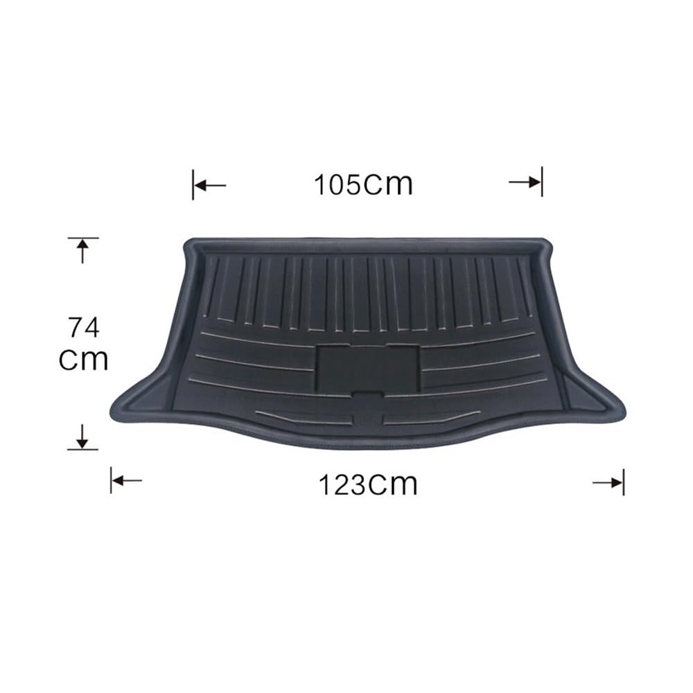 Gepäckmatte Kofferraummatte Auto Kofferraum Matte Für FIT Ge8 Hatch Für Jazz MK 2009 2010 2011 2012 2013 Zubehör Boden Fach Liner Fracht Boot Teppich Schlamm