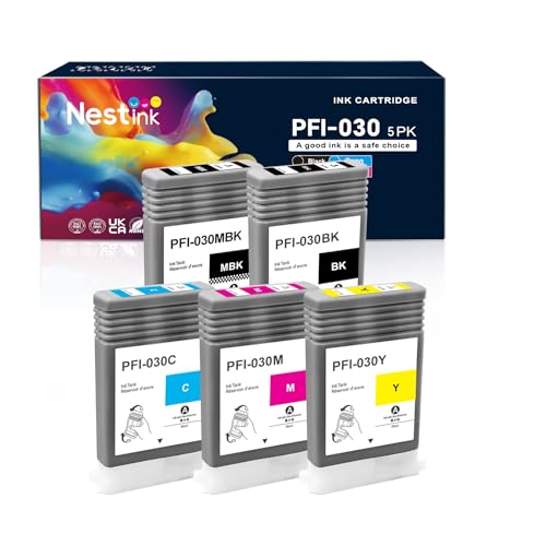 Encre PFI-030 pour imprimer vos plans d'architecture sans interruption sur traceur TA-240