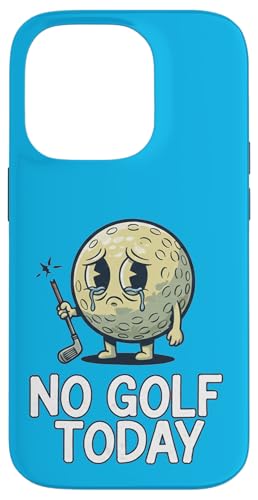 No Golf Today Funny Sad Stickman �S���t�@�[ �S���t�@�[ �X�}�z�P�[�X iPhone 14 Pro �p