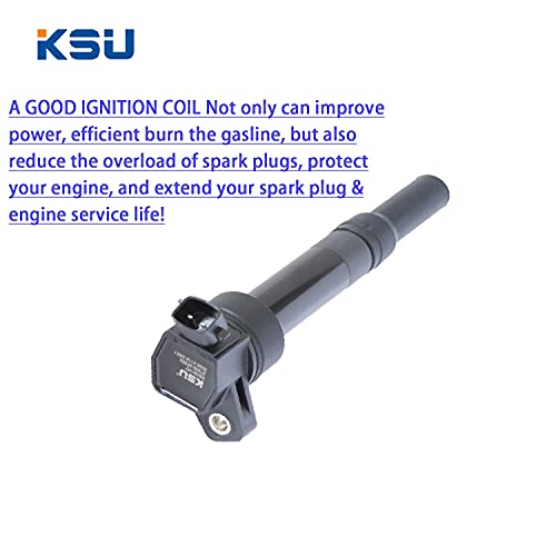 Image of Ignition Coil Pack for Kia Soul Forte Hyundai Tucson Elantra 2011-2016 (1.8L 2.0L ONLY) Replacement for UF651 5C1861 C1804 1788511 273002E000(4 pack) | (1.8L 2.0L ONLY) Replacement for UF651 5C1861 C1804 1788511 273002E000(4 pack)