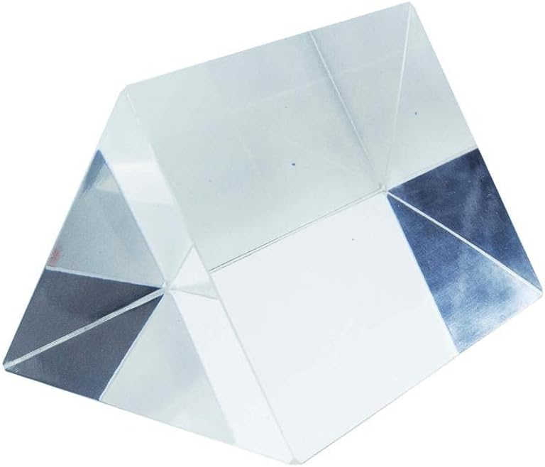 - Pushpa Glass Prism For Photography, Optical Prism, Triangular Prism, Science, And Light Spectrum Experiments. (Pack Of 4, 50 X 50 Mm) - Multicolor